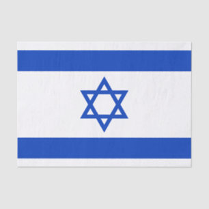 Flagge Israels Seidenpapier