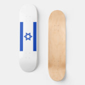 Flagge Israels Skateboard (Vorderseite)