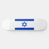 Flagge Israels Skateboard (Horizontal)