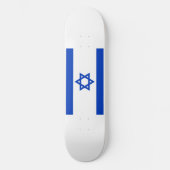 Flagge Israels Skateboard (Vorderseite)