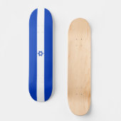 Flagge Israels Skateboard (Vorderseite)