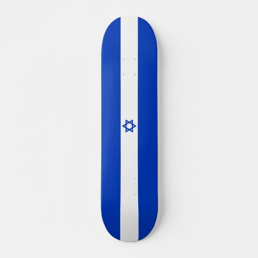 Flagge Israels Skateboard (Vorne)