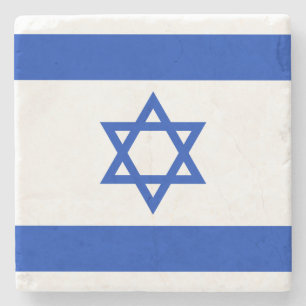 Flagge Israels Steinuntersetzer