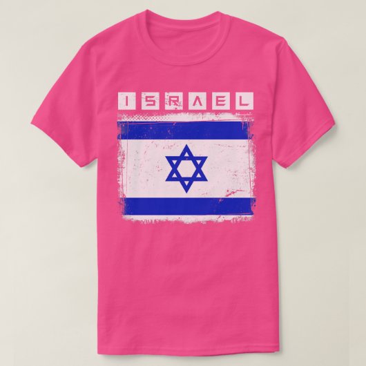 Flagge Israels T-Shirt (Design vorne)