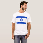Flagge Israels T-Shirt (Vorne ganz)