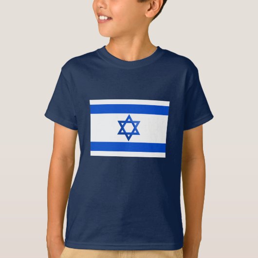 Flagge Israels T-Shirt (Vorderseite)