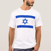 Flagge Israels T-Shirt (Vorderseite)