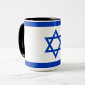 Flagge Israels Tasse (Vorderseite Links)