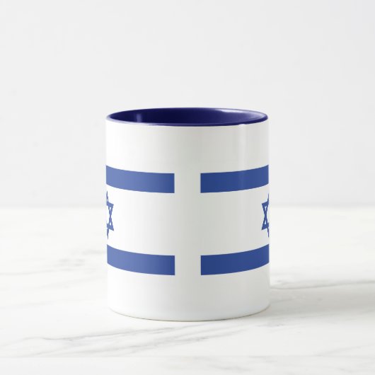 Flagge Israels Tasse (Zentrum)