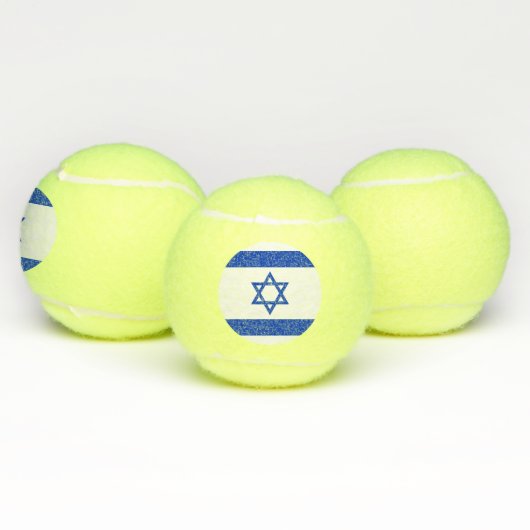 Flagge Israels Tennisbälle (Multi)