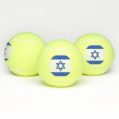 Flagge Israels Tennisbälle (Multi)