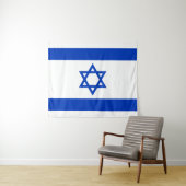 Flagge Israels Wandteppich (Beispiel (Horizontal))