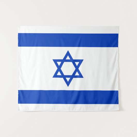 Flagge Israels Wandteppich (Vorderseite (Horizontal))