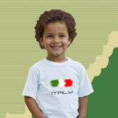 Flagge Italiens Baby T-shirt