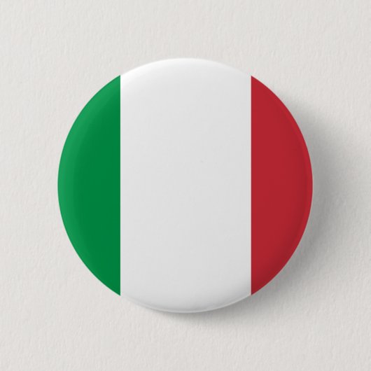 Flagge Italiens Button (Vorderseite)