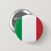 Flagge Italiens Button (Vorne & Hinten)