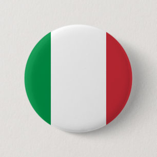 Flagge Italiens Button