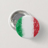 Flagge Italiens Button (Vorne & Hinten)