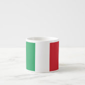 Flagge Italiens Espressotasse (Vorderseite)