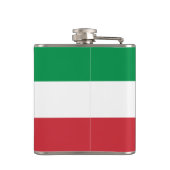 Flagge Italiens Flachmann (Rückseite)
