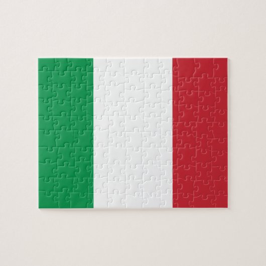 Flagge Italiens Foto Puzzle (Horizontal)