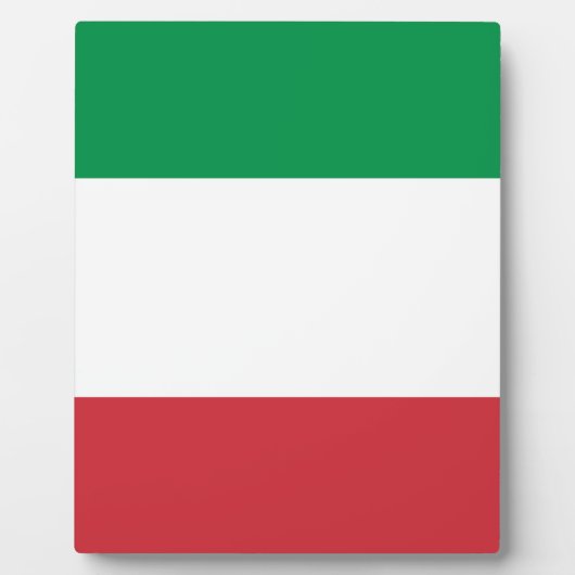 Flagge Italiens Fotoplatte (Vorderseite)