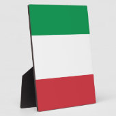 Flagge Italiens Fotoplatte (Seite)