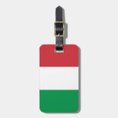 Flagge Italiens Gepäckanhänger (Vorderseite vertikal)