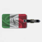 Flagge Italiens Gepäckanhänger (Rückseite horizontal)