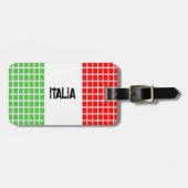 Flagge Italiens Gepäckanhänger (Vorderseite horizontal)