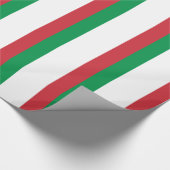 Flagge Italiens Geschenkpapier (Ecke)