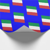 Flagge Italiens Geschenkpapier (Ecke)