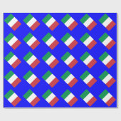 Flagge Italiens Geschenkpapier (Flach)
