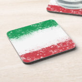 Flagge Italiens Getränkeuntersetzer (Linke Seite)