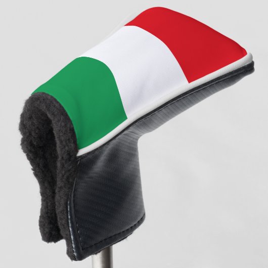 Flagge Italiens Golf Headcover (3/4 Vorderseite)