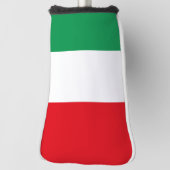 Flagge Italiens Golf Headcover (Rotieren 90)