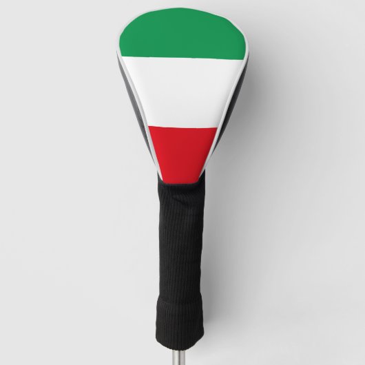 Flagge Italiens Golf Headcover (Vorderseite)