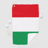 Flagge Italiens Golfhandtuch (Insitu)