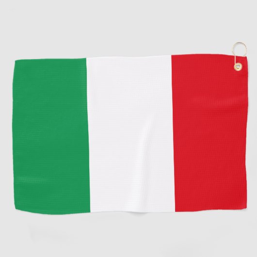 Flagge Italiens Golfhandtuch (Horizontal)