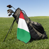 Flagge Italiens Golfhandtuch (Gras)