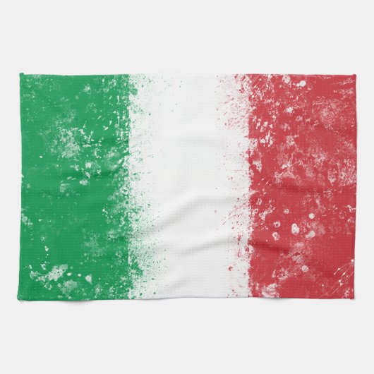 Flagge Italiens Handtuch (Horizontal)