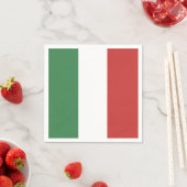 Flagge Italiens - Italienisch Serviette (Beispiel)
