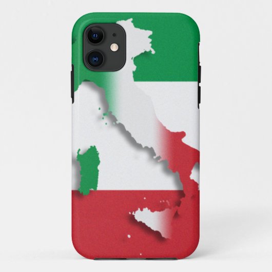 Flagge Italiens italienische iPhone 5 Case-Mate Hülle (Rückseite)