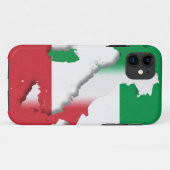 Flagge Italiens italienische iPhone 5 Case-Mate Hülle (Rückseite (Horizontal))
