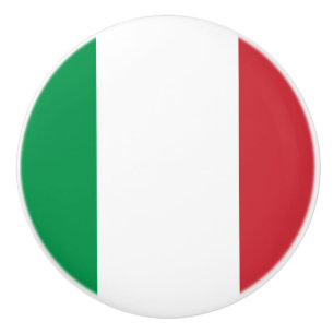 Flagge Italiens Keramik Knob Keramikknauf