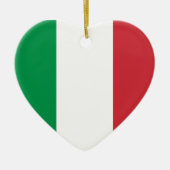Flagge Italiens Keramik Ornament (Vorne)