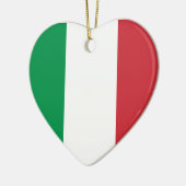 Flagge Italiens Keramik Ornament (Links)