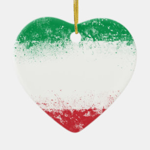 Flagge Italiens Keramikornament