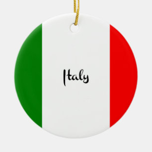 Flagge Italiens Keramikornament
