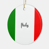 Flagge Italiens Keramikornament (Links)